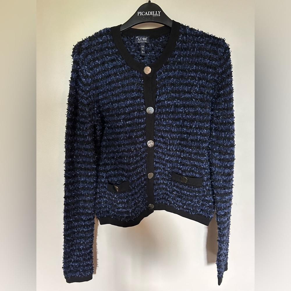 Armani jeans sweater blue medium